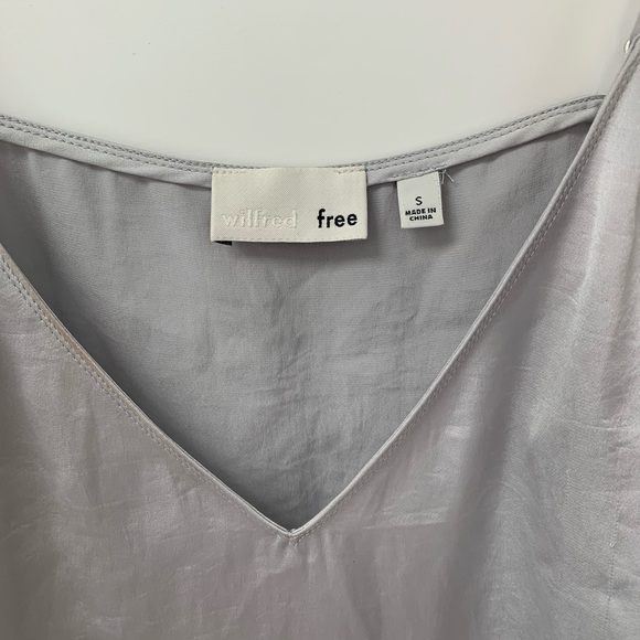 wilfred free grey silk cami - Picture 3 of 3